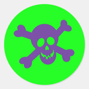 Stickers Halloween Skull
