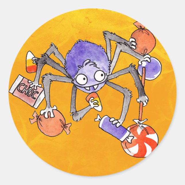 Stickers Halloween Spider (Devant)