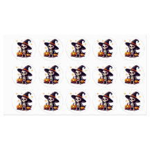 Stickers Halloween squelette mignonne - Ka Éffraya
