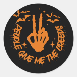 Stickers Halloween squelette squelette déplaisant