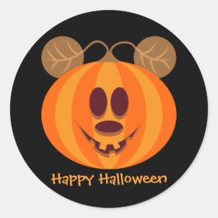 Stickers Halloween Teddy Bear Citrouille