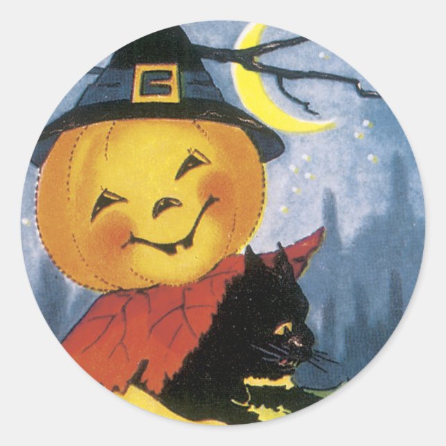 Stickers Halloween vintages (Devant)