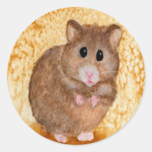 Stickers Hamster Cute Fat