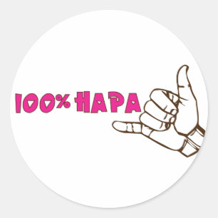Stickers Hapa 100%