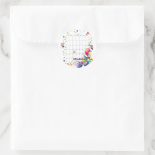 Stickers, Happy Birthday Calendar January 2022 Classic Round Sticker
