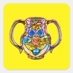Stickers Happy Mug