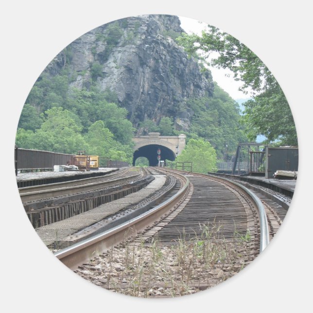 Stickers Harpers Ferry WV Railroad Traces (Devant)
