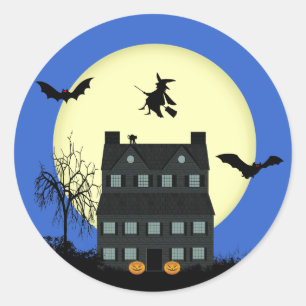 Stickers Haunted House Halloween