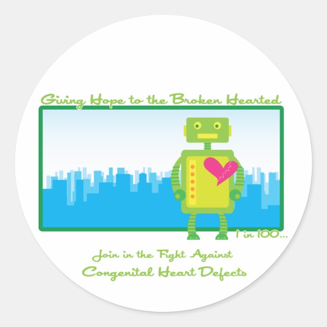 Stickers HeartBot (Devant)