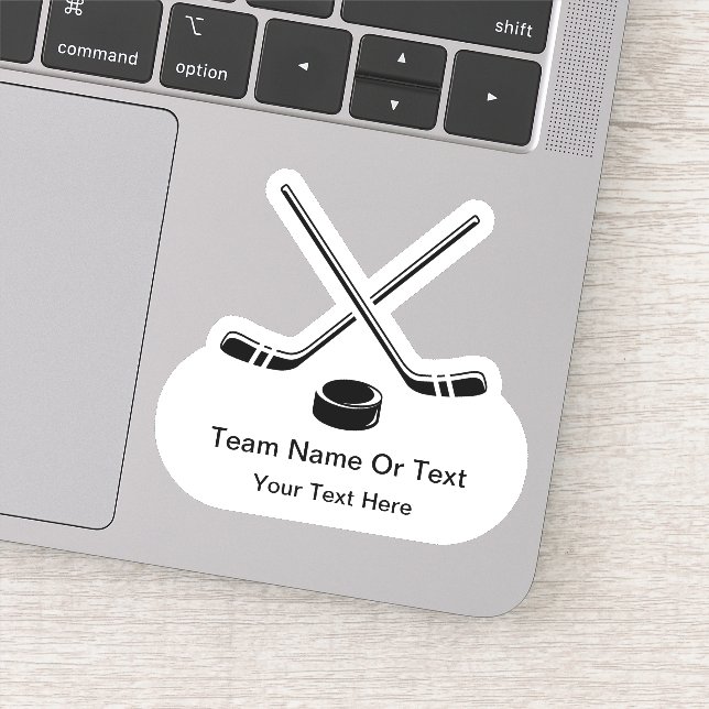 Stickers Hockey Thème Decal (Détail)