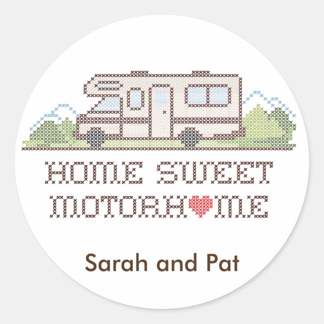 Stickers - Home Sweet Motor Home (Front)