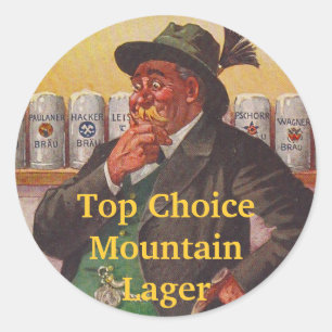 STICKERS Homebrew Alpine Edelweiss Hat Choices