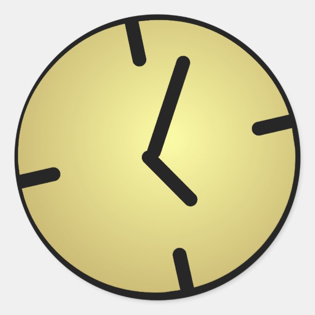 Stickers Horloge Oldskool (Devant)