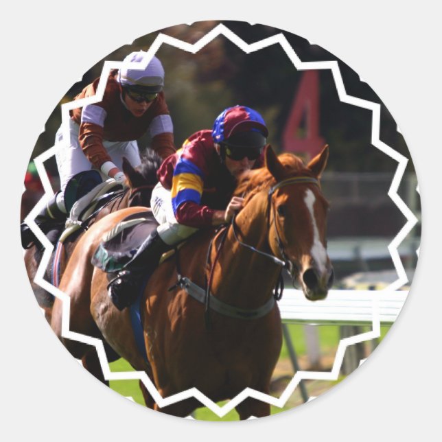 Stickers Horse Racing (Devant)