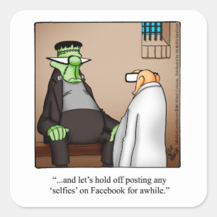 Stickers Humour Halloween Funny Frankenstein