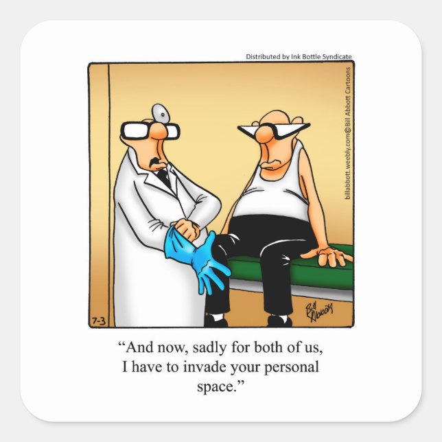 Stickers Humour Médicale amusant (Devant)