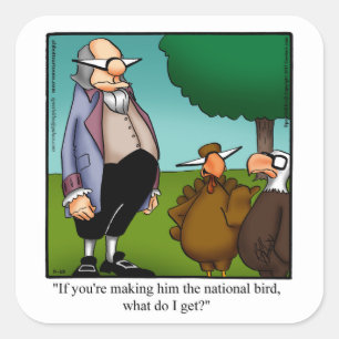 Stickers Humour Thanksgiving amusant