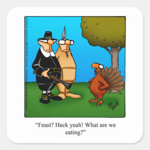 Stickers Humour Thanksgiving amusant