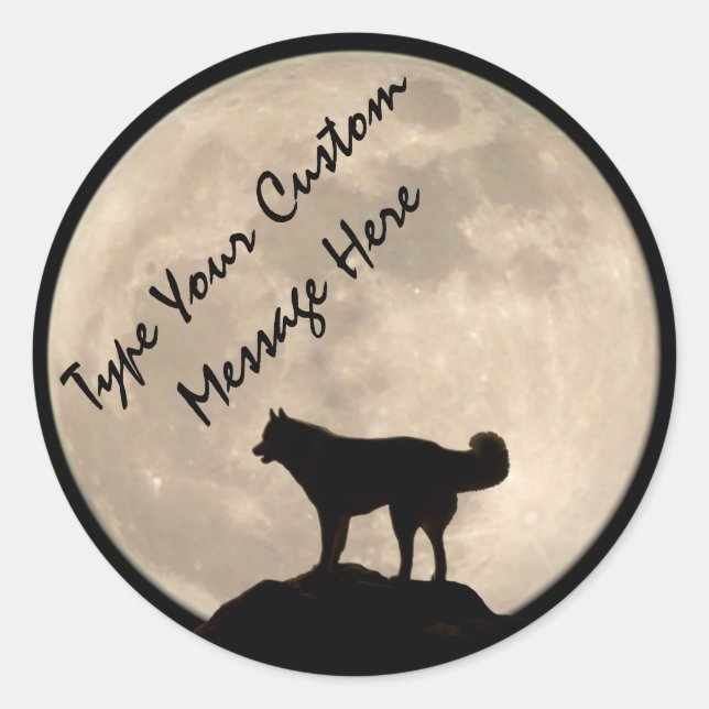 Stickers Husky Siberian Husky Stickers Malamute (Devant)