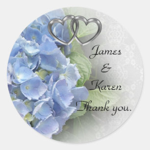 Stickers Hydrangea pour faveurs de mariage
