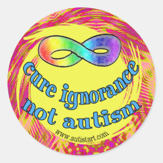 Stickers Ignorance Cure Pas Autisme