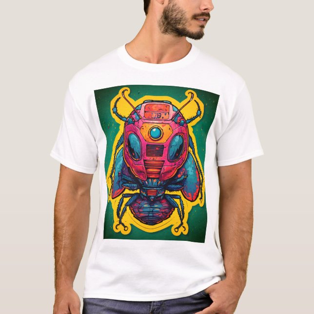 Stickers Illustration  T-Shirt (Front)
