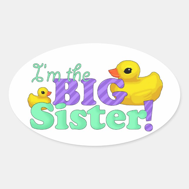 Stickers "I'm the Big Sister" (Devant)