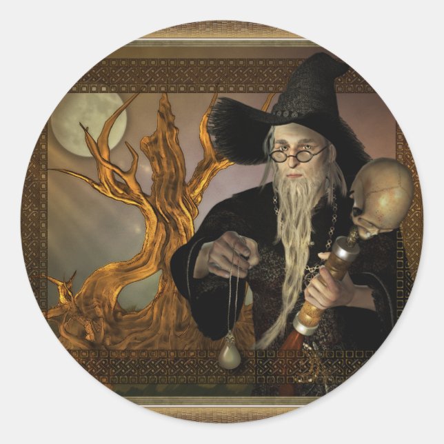 Stickers Imaginaire magique des sorciers (Devant)