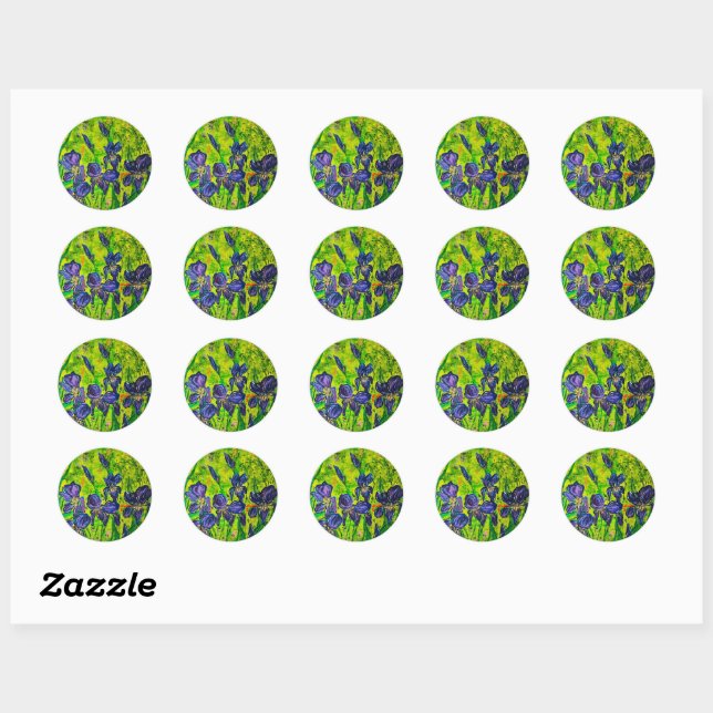 Stickers Iris (Feuille)