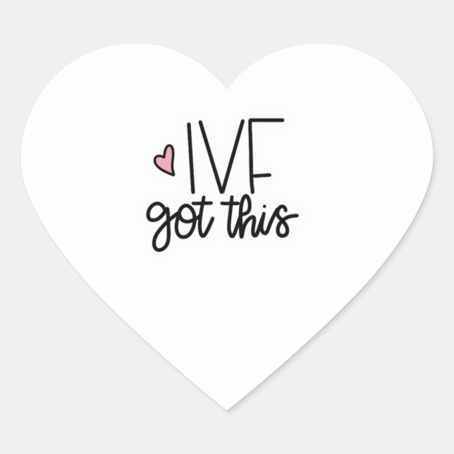 Stickers "IVF got this" du planificateur d'inferti (Devant)