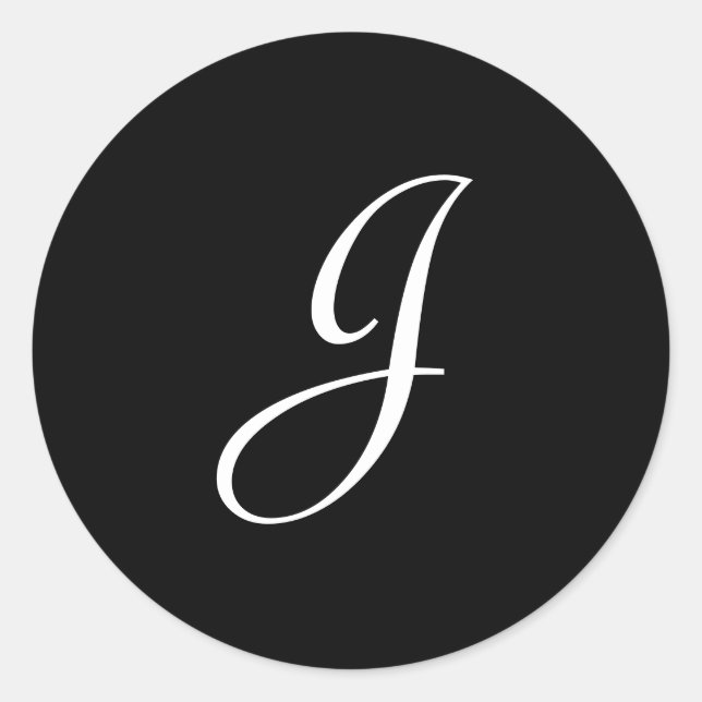Stickers J Monogram (Devant)