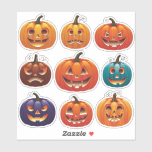 Stickers Jack-o’-Lantern Festive