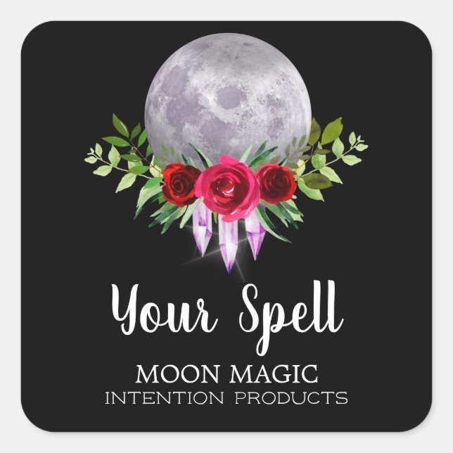 Stickers Jar en cristal de lune noire (Devant)