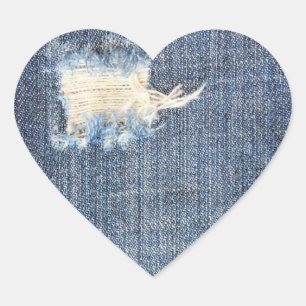 Stickers Jeans Faux Look