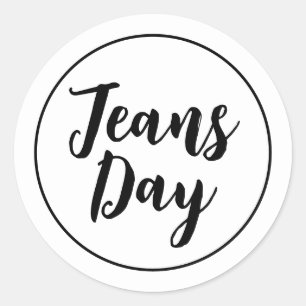Stickers Jeans Jeans Jeans Jours Décontracté moder