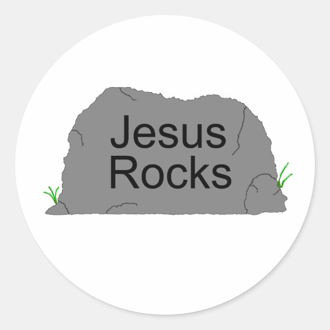 Stickers Jesus Rocks (Devant)