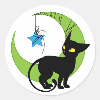 Stickers Jinx the Cat Moon