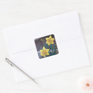 Stickers jonquilles jaunes
