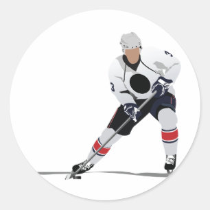 Stickers Joueur de hockey sur glace