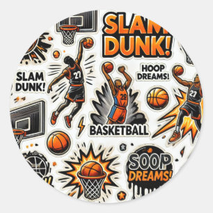 Stickers jour de basket Halloween