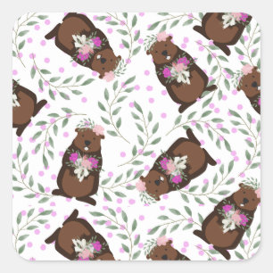 Stickers Jour de la Marmotte