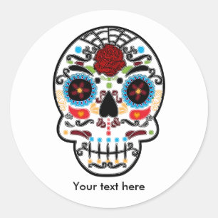 Stickers Jour du crâne de sucre de la partie morte