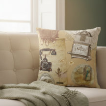 Stickers Journal Coussin vintage