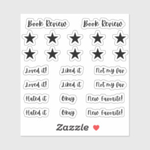 Stickers Journal de lecture