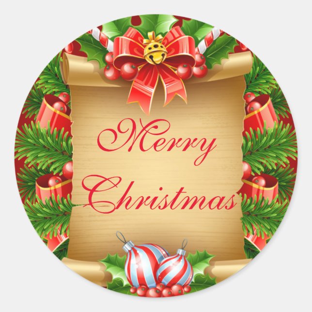 Stickers Joyeux Noël (Devant)