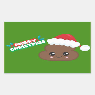 Stickers Joyeux Noël Poop Emoji