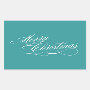 Stickers Joyeux Noël Turquoise