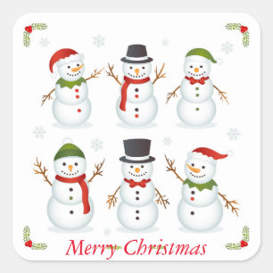 Stickers Joyeux Snowmen