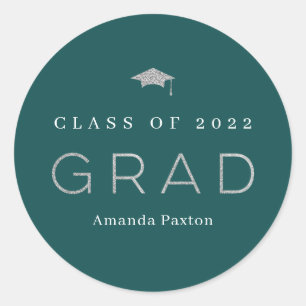 Stickers Joyful Grad Grad Graduation ou Sceaux Env