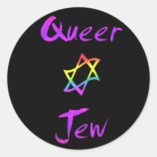 Stickers juifs Queer